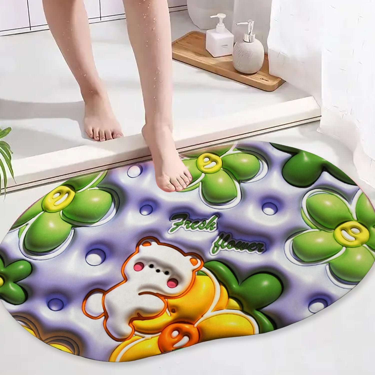 4598 Super Absorbent Floor Mat, Non Slip Bath Mat Easter Quick Dry Bath Mat Rug for Bathroom Bathtub fit Under Door 4598 Super Absorbent Floor Mat, Non Slip Bath Mat Easter Quick Dry Bath Mat Rug for Bathroom Bathtub fit Under Door